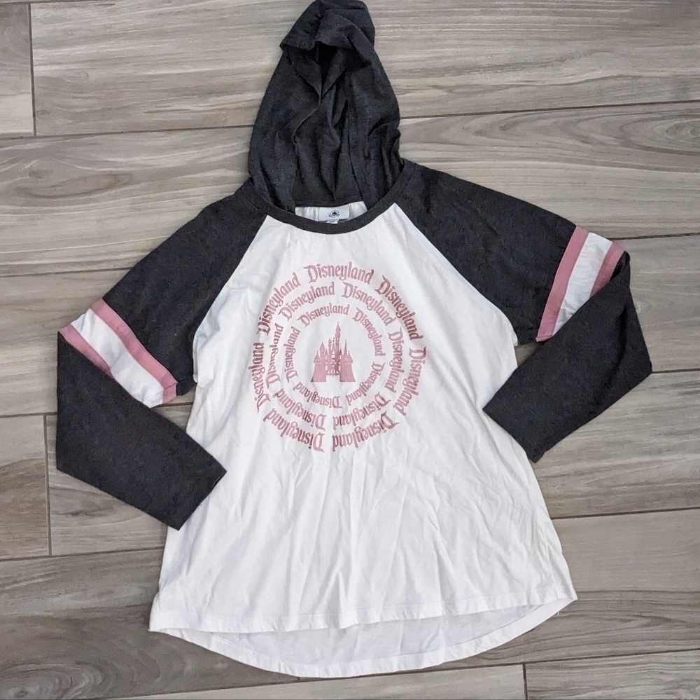 Disneyland lightweight long sleeve hooded tee